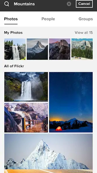 Скачать Flickr [Без рекламы] на Андроид