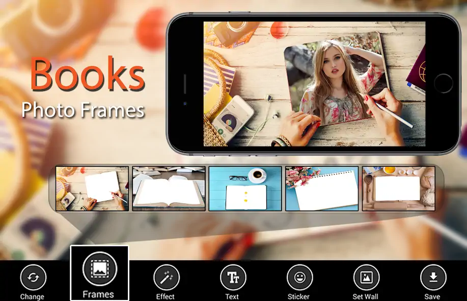 Скачать Book Photo Frames - new photob [Премиум версия] на Андроид