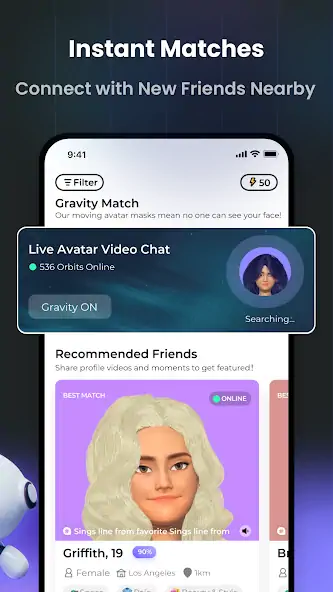 Скачать Orbit: Meet Friends as Avatars [Премиум версия] на Андроид