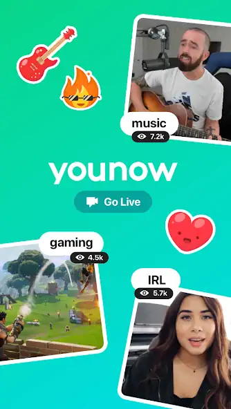 Скачать YouNow: Live Stream Video Chat [Полная версия] на Андроид