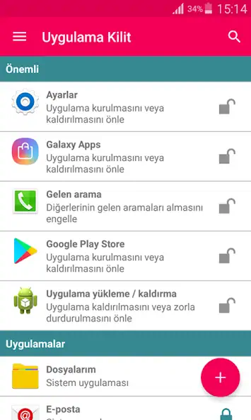 Скачать Uygulama Kilit [Без рекламы] на Андроид