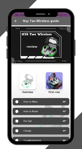 Скачать N35 Tws Wireless Guide [Разблокированная версия] на Андроид
