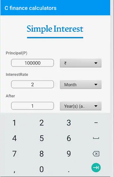 Скачать C Finance Calculator [Премиум версия] на Андроид