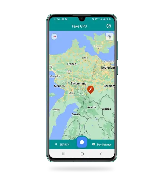 Скачать Fake GPS location [Разблокированная версия] на Андроид