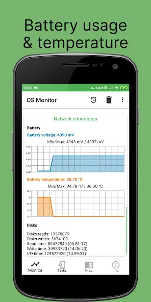 Скачать OS Monitor: Диспетчер Задач [Полная версия] на Андроид