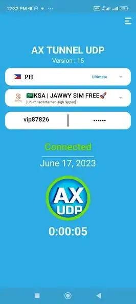 Скачать AX TUNNEL UDP [Премиум версия] на Андроид