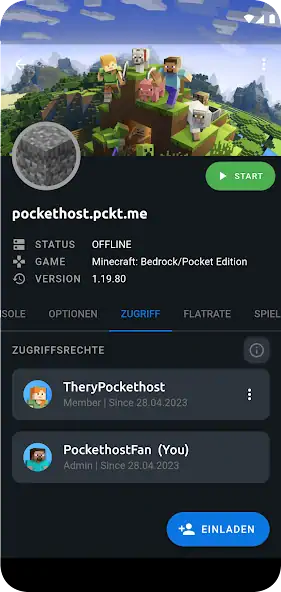 Скачать Pockethost: Game Server [Разблокированная версия] на Андроид
