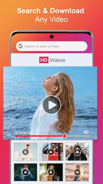 Скачать Загрузчик видео: HD-заставка [Разблокированная версия] на Андроид