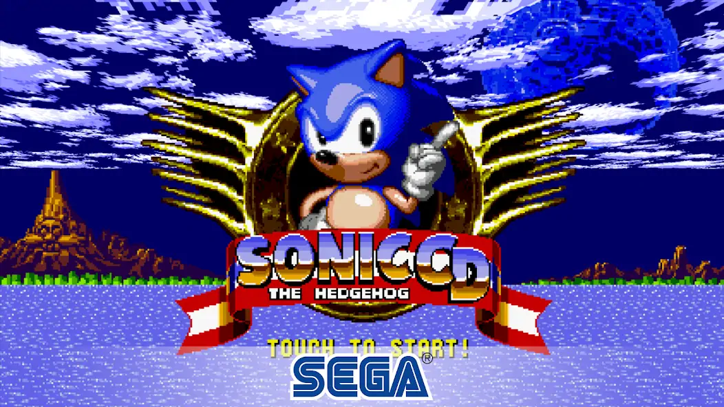 Скачать Sonic CD Classic [MOD Много монет] на Андроид