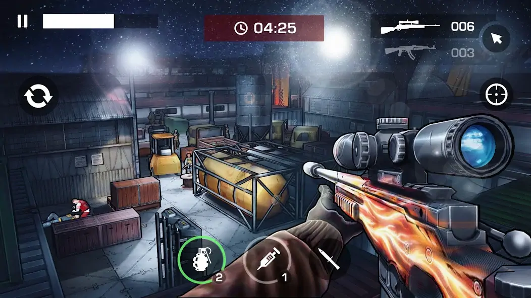 Скачать Gun 2: игры без интернета [MOD Бесконечные монеты] на Андроид