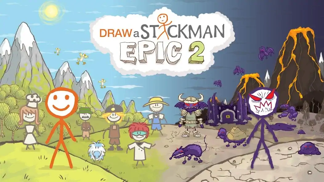 Скачать Draw a Stickman: EPIC 2 [MOD Бесконечные деньги] на Андроид