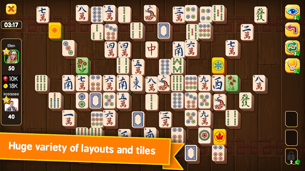 Скачать Mahjong Duels - Маджонг [MOD Бесконечные монеты] на Андроид