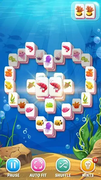 Скачать Mahjong Fish [MOD Много монет] на Андроид