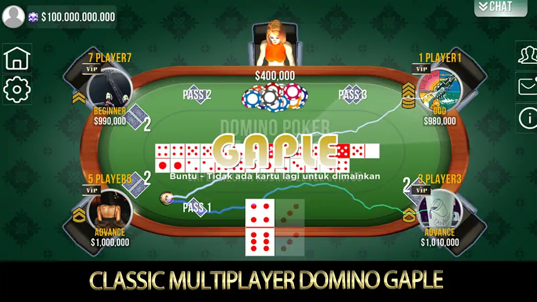 Скачать Domino Poker QiuQiu Gaple [MOD Бесконечные деньги] на Андроид