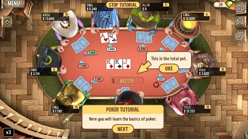Скачать Научись играть в Покер [MOD Много монет] на Андроид