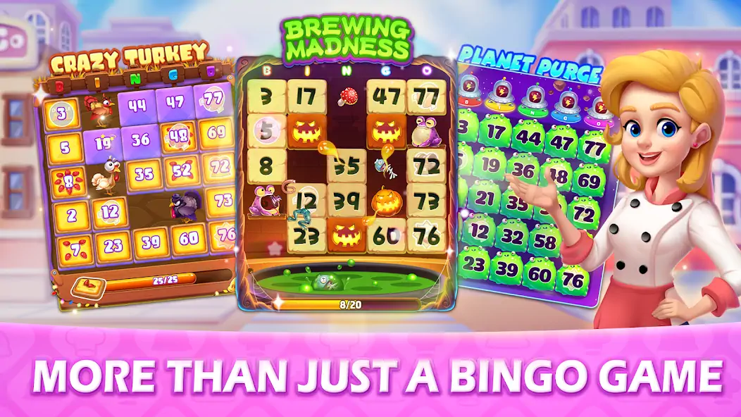 Скачать Bingo Frenzy-Live Bingo Games [MOD Бесконечные монеты] на Андроид