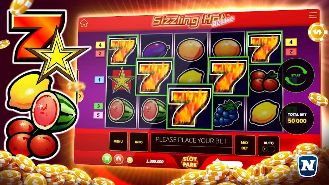 Скачать Slotpark — игры онлайн-казино [MOD Много денег] на Андроид