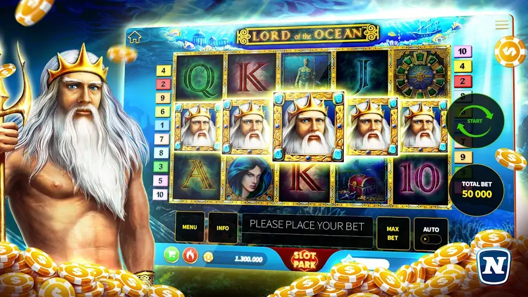 Скачать Slotpark — игры онлайн-казино [MOD Много денег] на Андроид