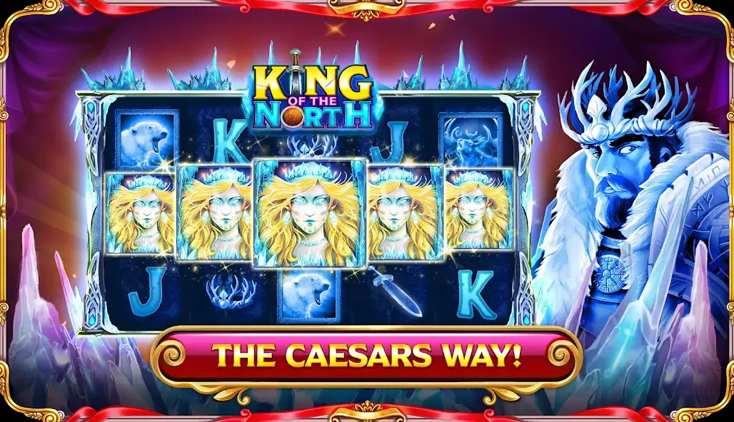 Скачать Caesars Slots:игровые автоматы [MOD Много денег] на Андроид