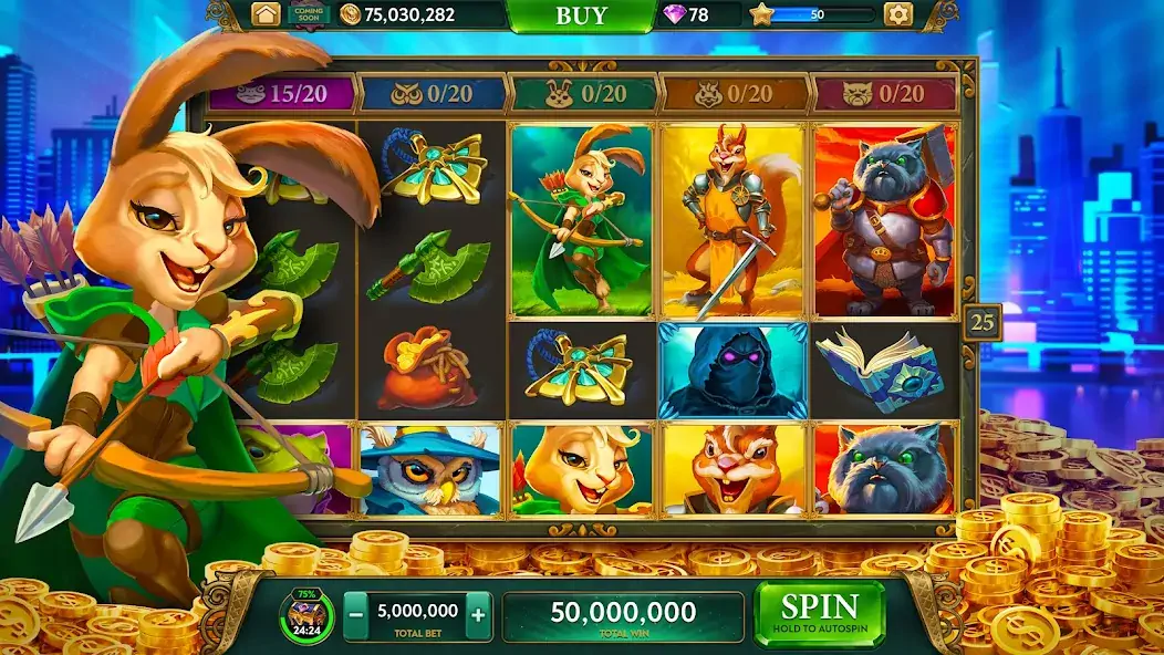 Скачать ARK Casino - Vegas Slots Game [MOD Много денег] на Андроид