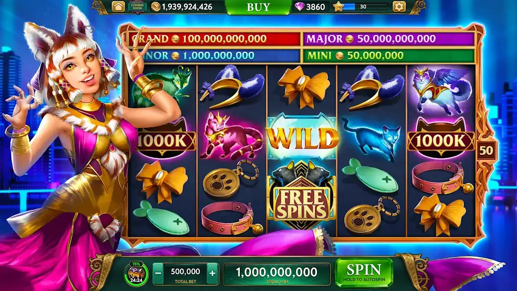 Скачать ARK Casino - Vegas Slots Game [MOD Много денег] на Андроид