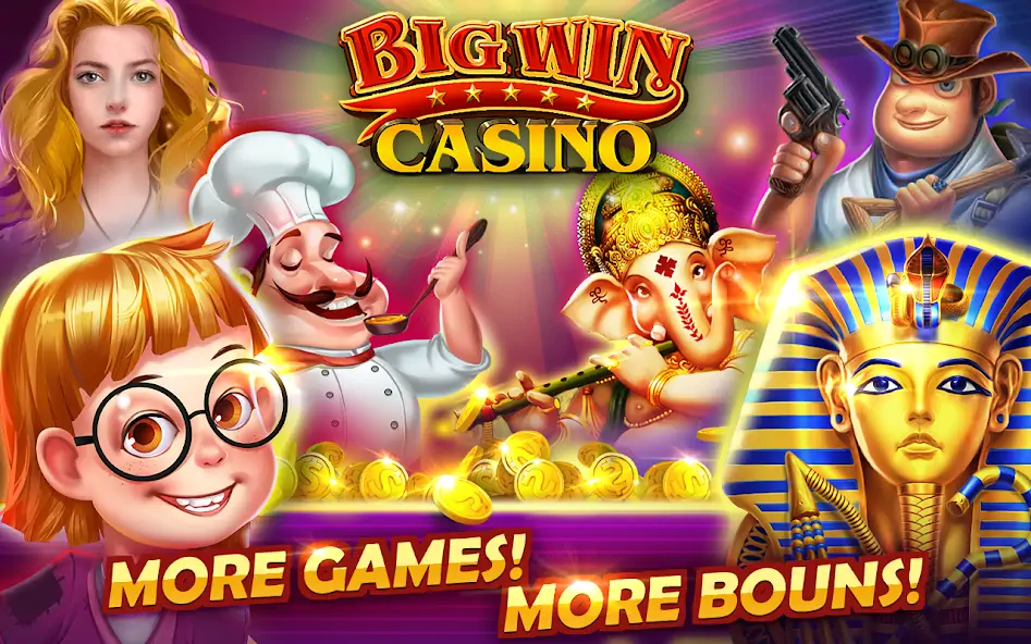 Скачать Big Win - Slots Casino™ [MOD Много монет] на Андроид