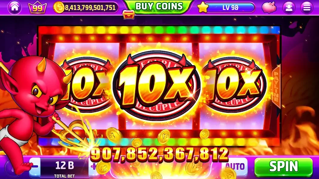 Скачать Golden Casino - Slots Games [MOD Бесконечные монеты] на Андроид