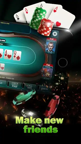 Скачать Live Poker Tables–Texas holdem [MOD Много монет] на Андроид