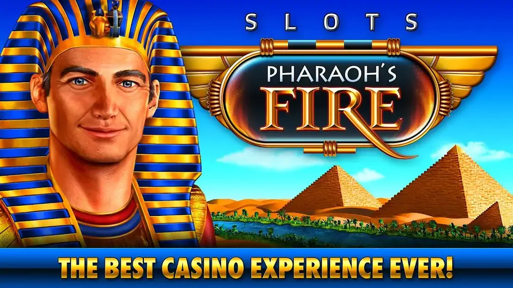 Скачать Slots - Pharaoh's Fire [MOD Много денег] на Андроид
