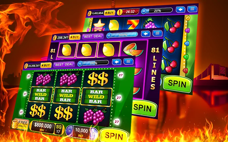 Скачать казино - игровые автоматы [MOD Бесконечные монеты] на Андроид