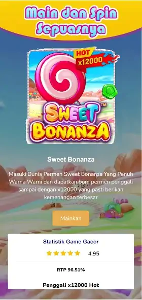 Скачать Sweet Bonanza Slot Demo [MOD Бесконечные монеты] на Андроид