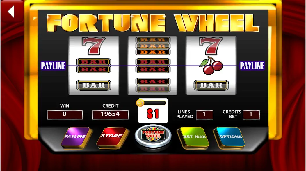 Скачать Fortune Wheel Casino Slots [MOD Много денег] на Андроид