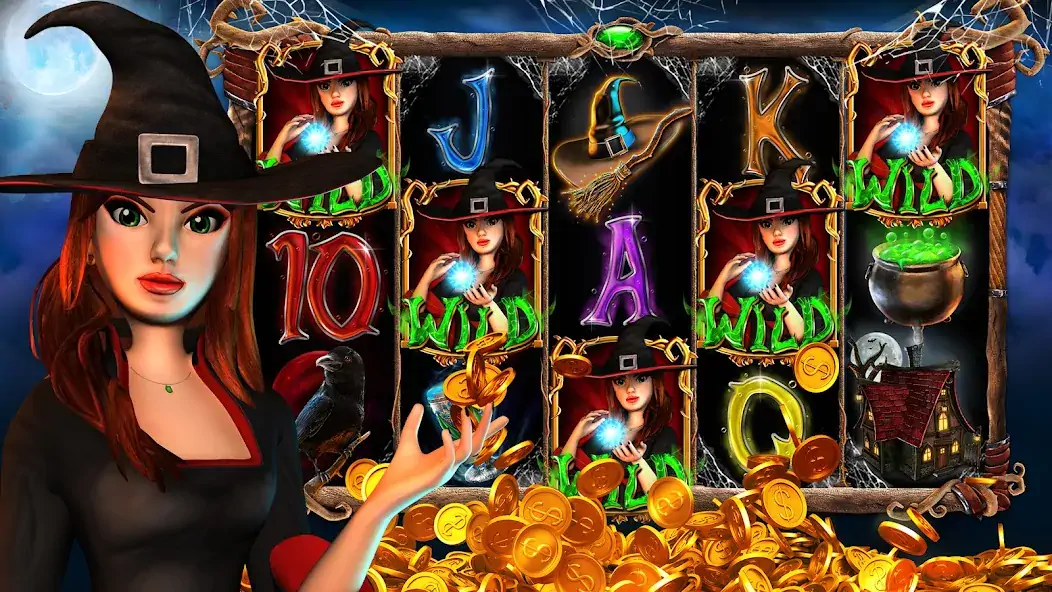 Скачать Pokie Magic Casino Slots [MOD Много монет] на Андроид