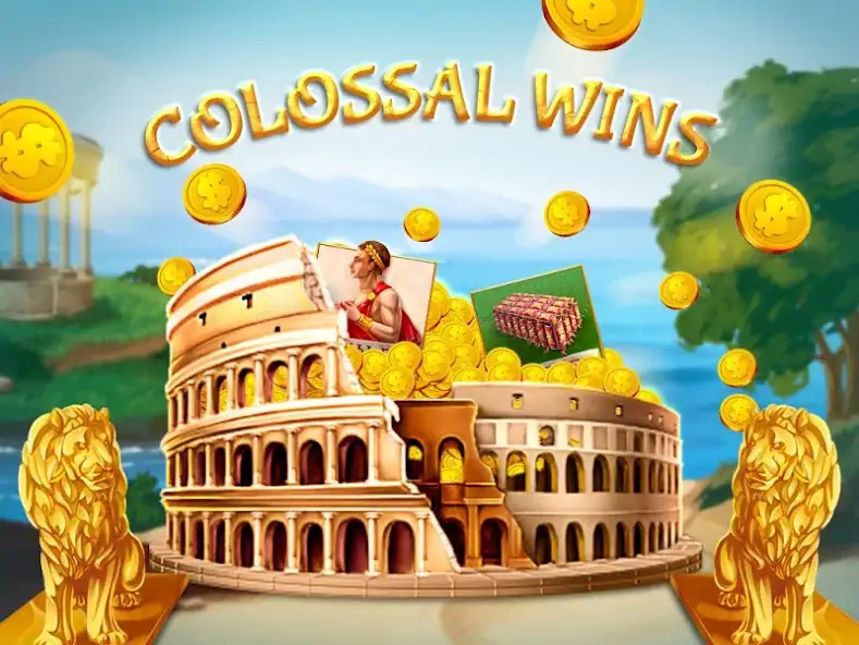 Скачать Rome Slots Casino Machine [MOD Много денег] на Андроид