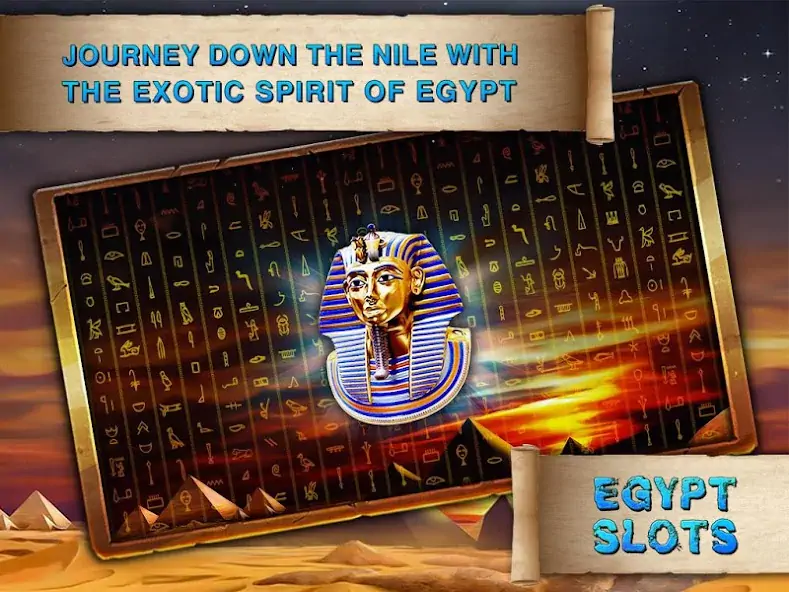 Скачать Egypt Slots Casino Machines [MOD Много денег] на Андроид