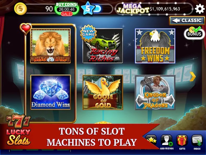 Скачать Lucky Slots - Free Casino Game [MOD Бесконечные деньги] на Андроид