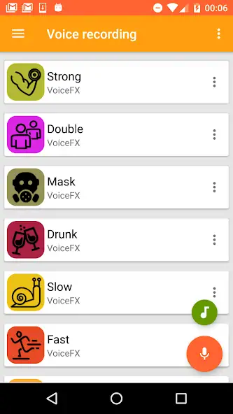 Скачать VoiceFX — изменение голоса с п [MOD Много монет] на Андроид