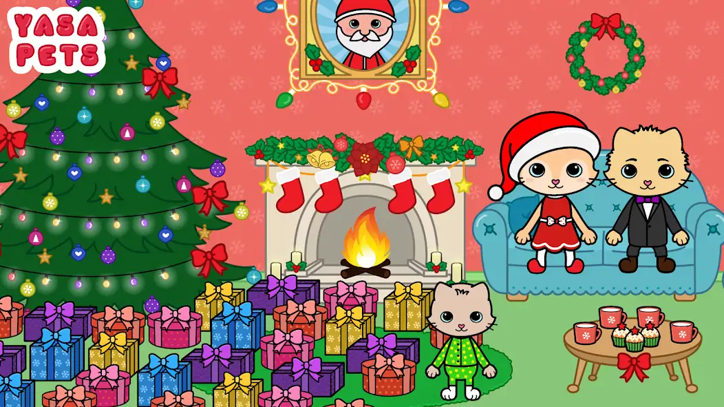 Скачать Yasa Pets Christmas [MOD Бесконечные деньги] на Андроид