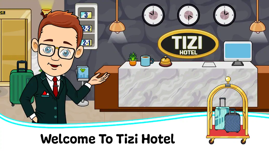 Скачать Город Tizi - Мой отель Игры [MOD Бесконечные монеты] на Андроид