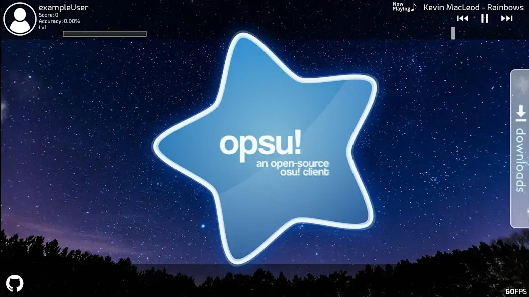 Скачать Opsu!(Beatmap player for Andro [MOD Бесконечные монеты] на Андроид