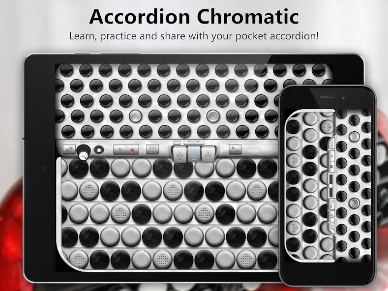 Скачать Accordion Chromatic Button [MOD Много денег] на Андроид