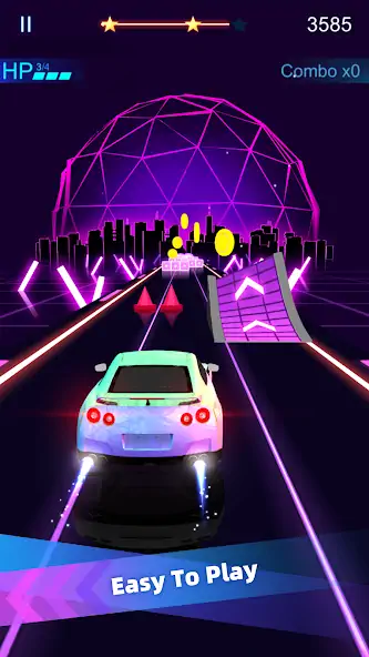 Скачать Music Racing GT: EDM & Cars [MOD Бесконечные монеты] на Андроид