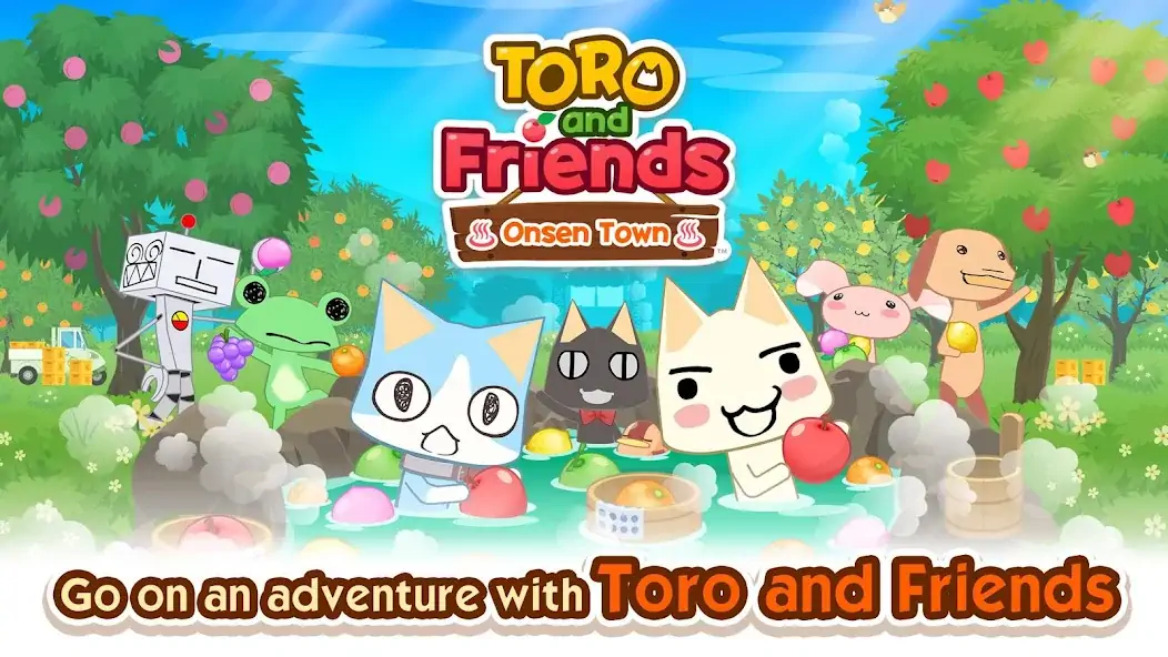 Скачать Toro and Friends: Onsen Town [MOD Много монет] на Андроид