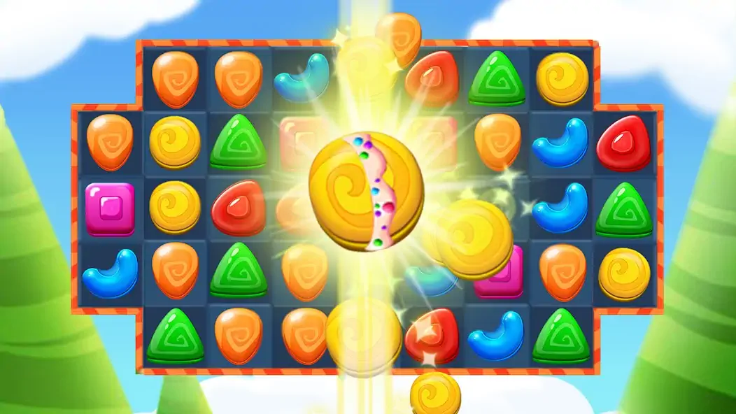Скачать Cookie Jelly Match [MOD Бесконечные монеты] на Андроид