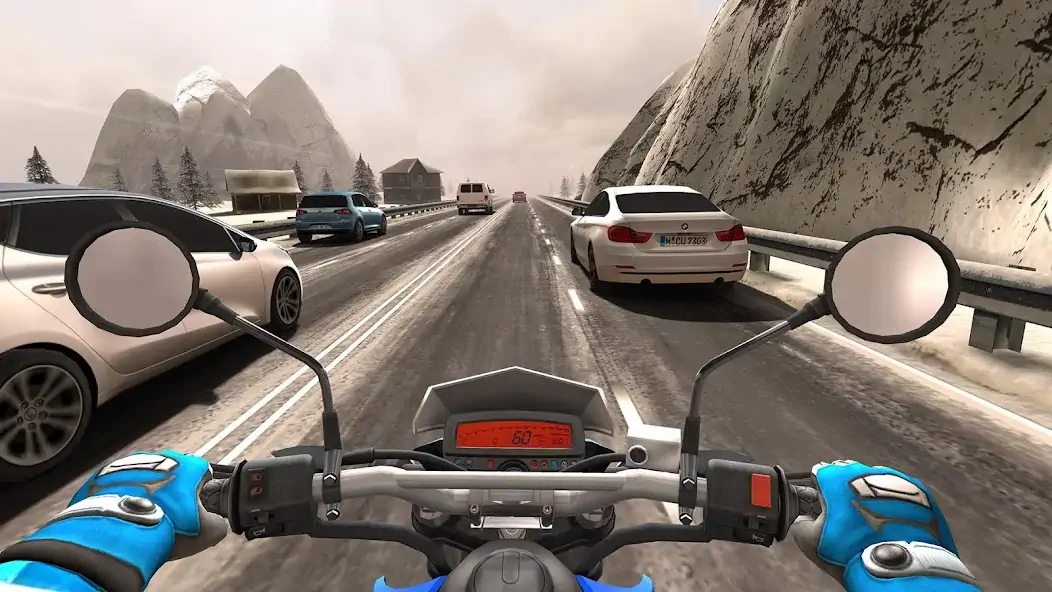 Скачать Traffic Rider [MOD Много денег] на Андроид