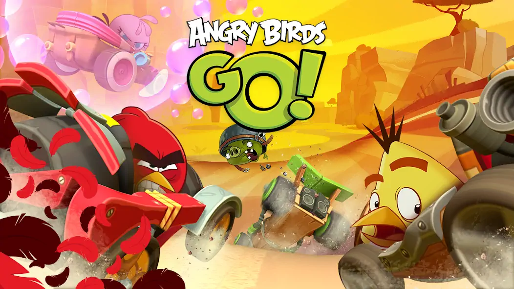 Скачать Angry Birds Go! [MOD Бесконечные монеты] на Андроид