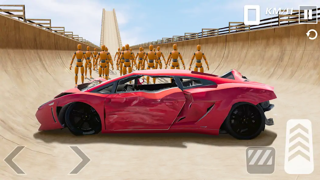 Скачать Car Crash Compilation Game [MOD Много монет] на Андроид