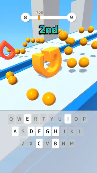 Скачать Type Spin: alphabet run game [MOD Много денег] на Андроид