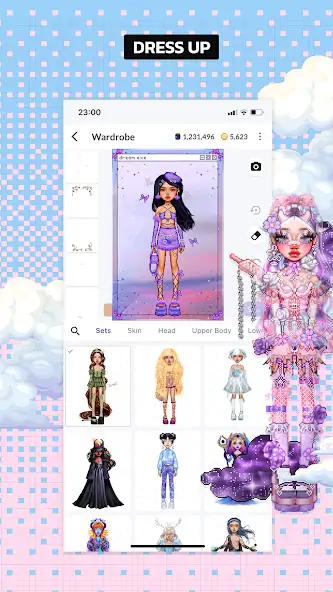Скачать Everskies: Virtual Dress up [MOD Много монет] на Андроид
