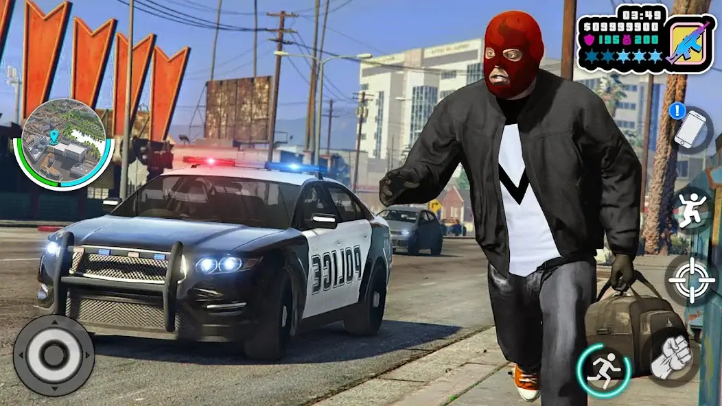 Скачать Игра Grand Gangster Theft Auto [MOD Бесконечные деньги] на Андроид